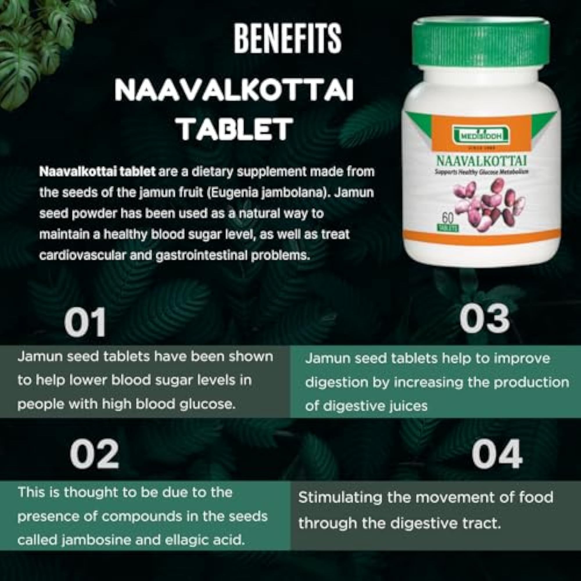 Medisiddh Naavalkottai Tablet, Herbal Digestive Support